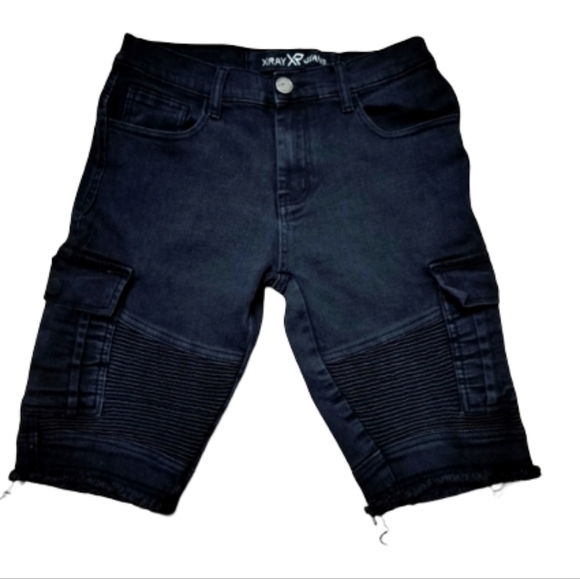 Xray Black Denim Shorts Size 30 - Picture 1 of 5